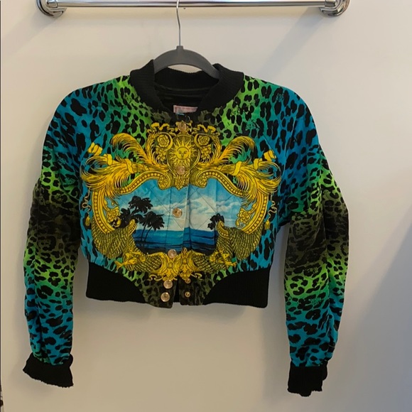 Versace X H&M cropped jacket
